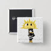 幸せだけ 缶バッジ (正面&裏面)