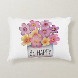 幸せである アクセントクッション