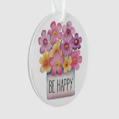 幸せである オーナメント (正面)