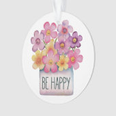 幸せである オーナメント (正面)