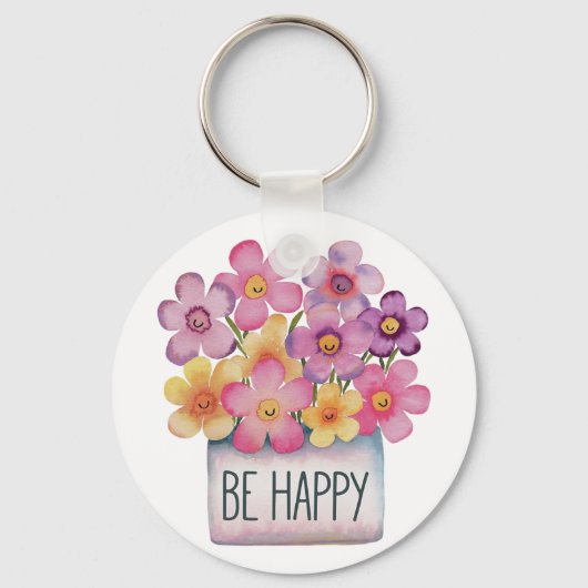 幸せである キーホルダー (正面)