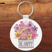 幸せである キーホルダー (正面)