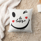幸せである クッション (ブランケット)