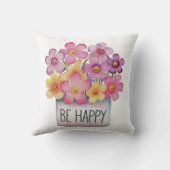 幸せである クッション (裏面)