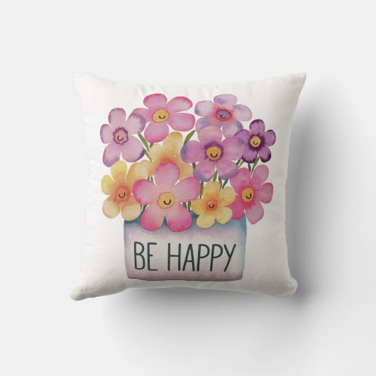 幸せである クッション (裏面)