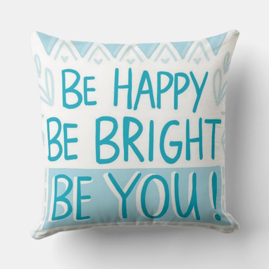 幸せである クッション (裏面)