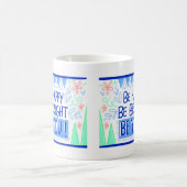 幸せである コーヒーマグカップ (中央)