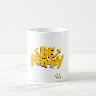 幸せである コーヒーマグカップ