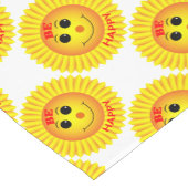 幸せである ショートテーブルランナー (コーナー)