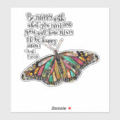 幸せである シール (シート)