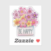 幸せである シール (シート)