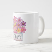 幸せである ジャンボコーヒーマグカップ (正面右)