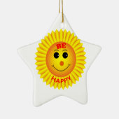 幸せである セラミックオーナメント (右)
