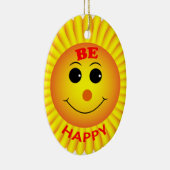 幸せである セラミックオーナメント (右)