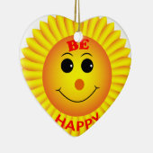 幸せである セラミックオーナメント (右)