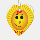 幸せである セラミックオーナメント (左)