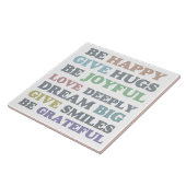 幸せである タイル (側面)