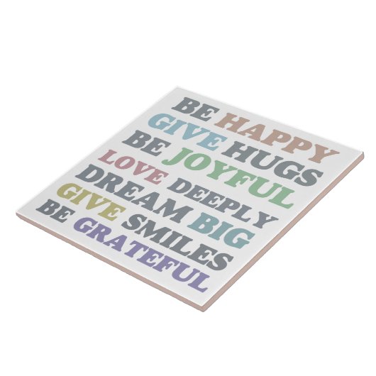 幸せである タイル (側面)