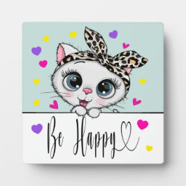 幸せである フォトプラーク