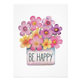 幸せである フォトプリント           