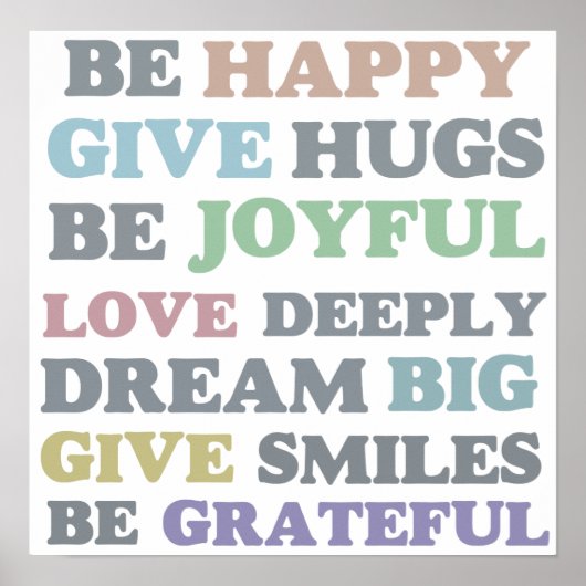 幸せである ポスター (正面)