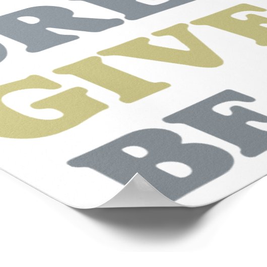 幸せである ポスター (角)