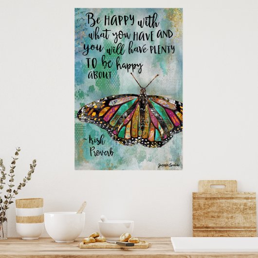 幸せである ポスター (キッチン)