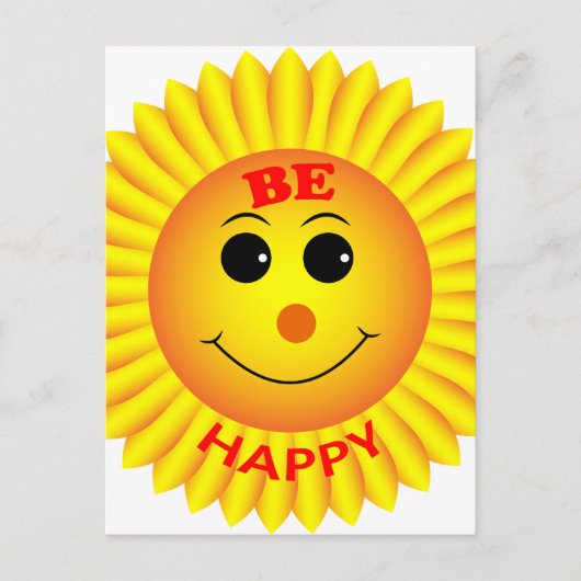 幸せである ポストカード (正面)