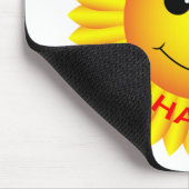 幸せである マウスパッド (コーナー)