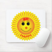 幸せである マウスパッド (マウス)