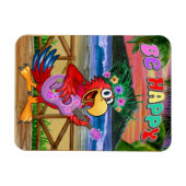 幸せである マグネット (横)