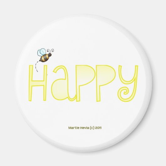 幸せである マグネット (正面)