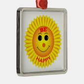 幸せである メタルオーナメント (右)