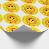 幸せである ラッピングペーパー (角)