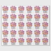 幸せである ラッピングペーパー (フラット)