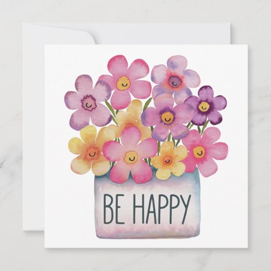 幸せである 招待状 (正面)