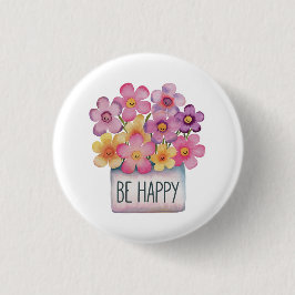 幸せである 缶バッジ