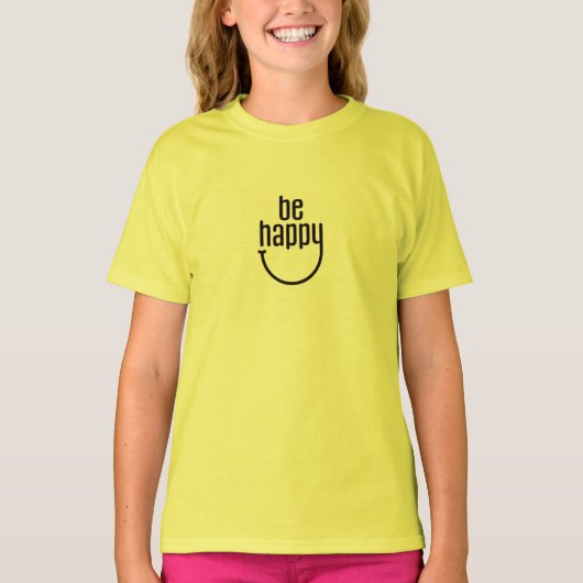 幸せである Tシャツ (正面)
