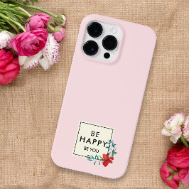 幸せでかわいいフローラ繊細なポピー開花アートピンク Case-Mate iPhone 14 PRO MAXケース