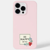 幸せでかわいいフローラ繊細なポピー開花アートピンク Case-Mate iPhoneケース (裏面)