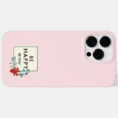幸せでかわいいフローラ繊細なポピー開花アートピンク Case-Mate iPhoneケース (裏面 (横))