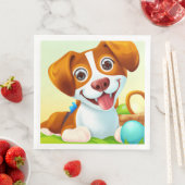 幸せでかわいい笑顔の犬 (インサイチュ)