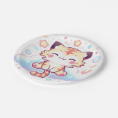 幸せでかわいらしいタイガーベビーシャワー ペーパープレート (アングル)