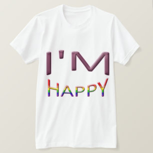 幸せです Tシャツ