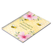 幸せででこぼこ蜂イエローハニカム夏の個人的 ノートブック (左側)