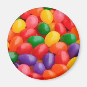 幸せでカラフルなゼリー菓子の磁石 マグネット