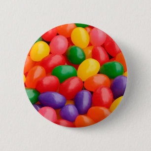 幸せでカラフルなゼリー菓子ボタン 缶バッジ