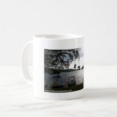 幸せで健康である コーヒーマグカップ (正面左)