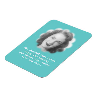 幸せで健康的なおもしろいヴィンテージ写真 マグネット