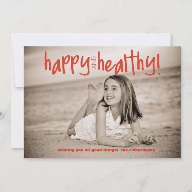 幸せで健康的な赤（バック写真あり） (正面)